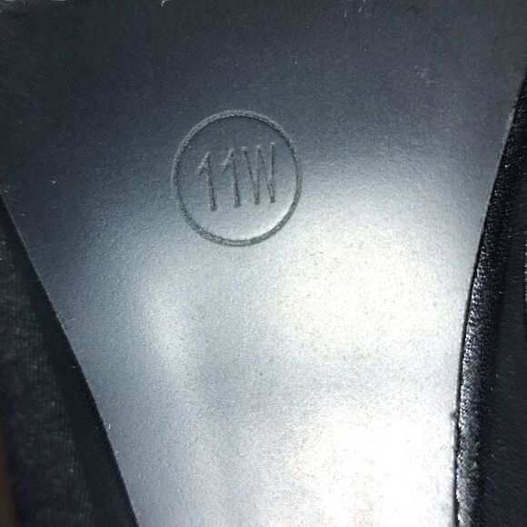 Cloudwalkers black pleated ankle booties  Sz 11W - Picture 6 of 6